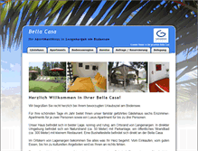 Tablet Screenshot of bella-casa-langenargen.de